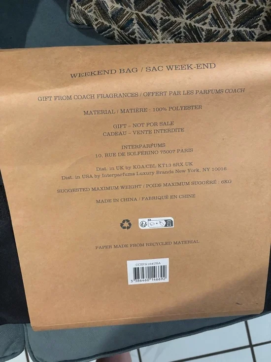 Coach Black Duffel Travel Bag with Shoulder Strap - Picture 8 of 8